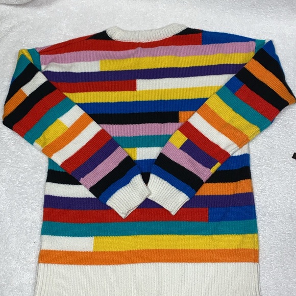 Lego bricks crew neck sweater color block unisex gender neutral large - Picture 4 of 7